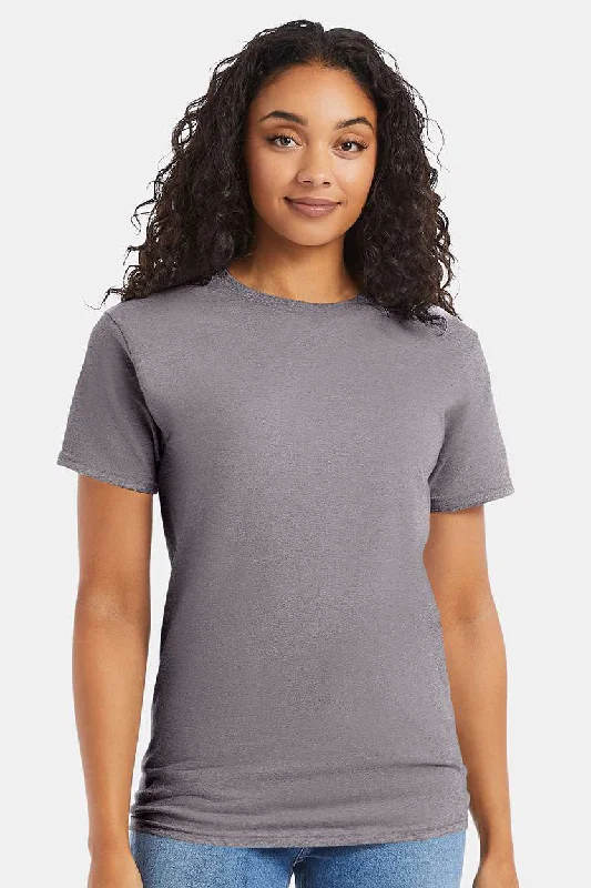 Free And Comfortable Hanes Mens ComfortSoft Short Sleeve Crewneck T-Shirt - Graphite Grey