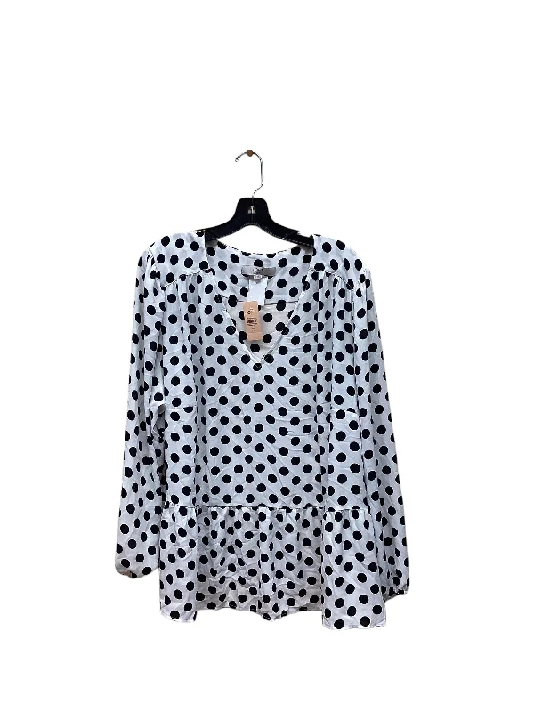 Cozy Fashions Top Long Sleeve By Loft  Size: 2x