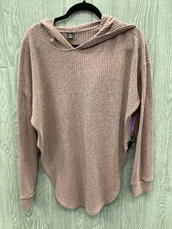 High-end Design Top Long Sleeve By Shein In Mauve, Size: 1x