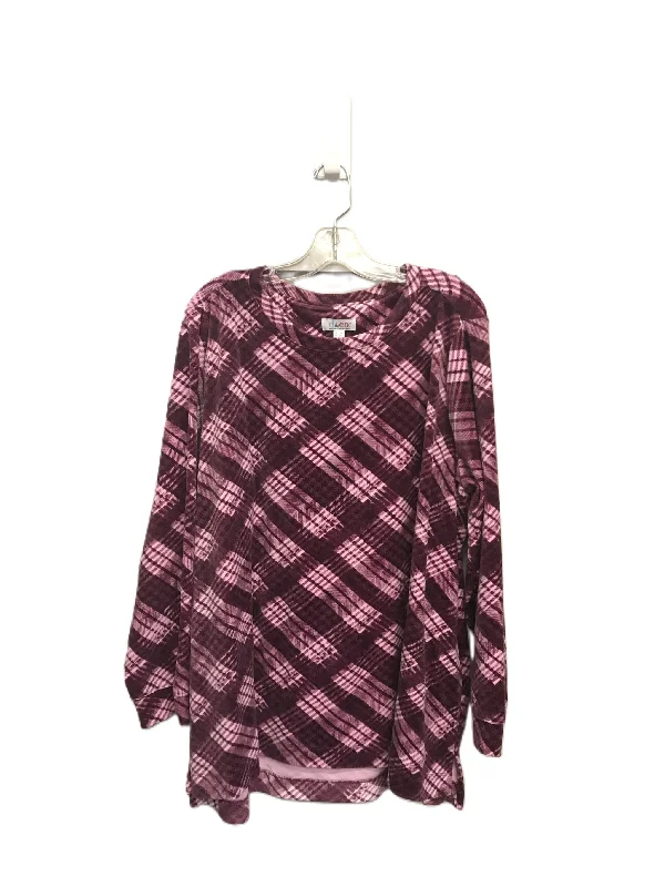 Comfortable Fashion Top Long Sleeve By Denim And Co Qvc  Size: 2x
