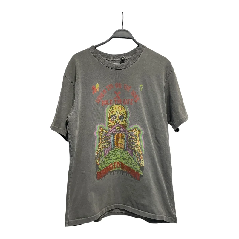 Knitted Design YEEZY/T-Shirt/L/Cotton/GRY/SEASON 6 XXXTENTACION S/S