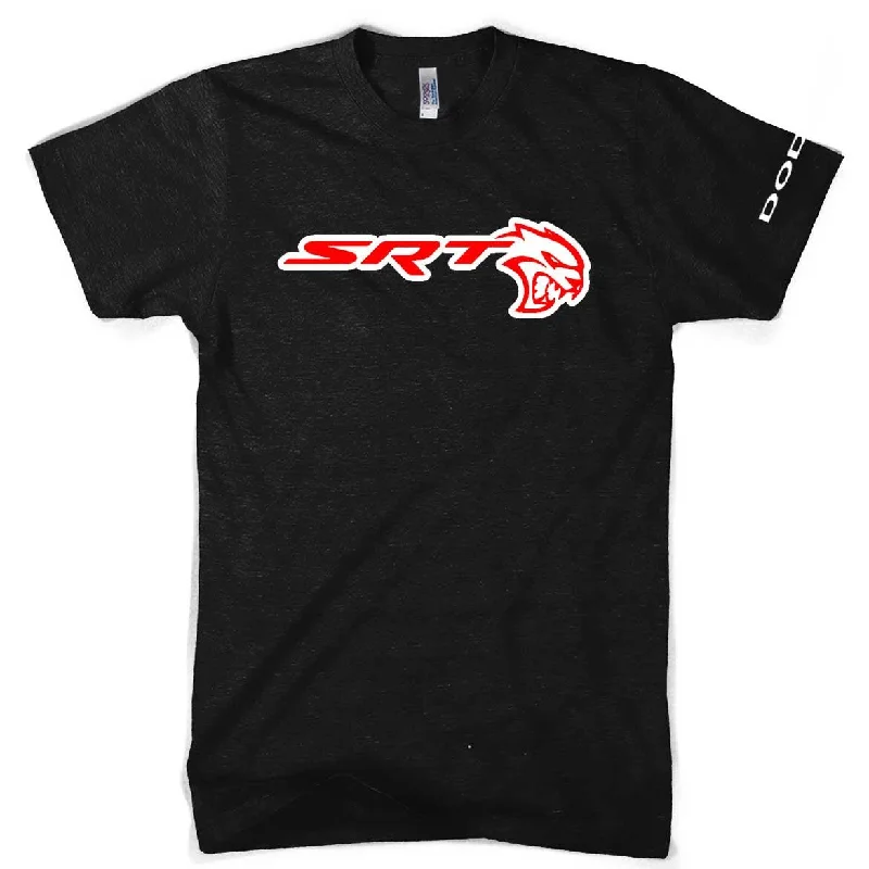 Classic Style Mens Dodge SRT Hellcat T-shirt (Heather Black)