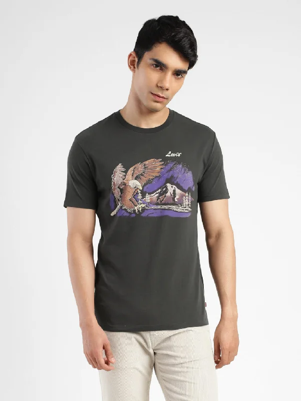 Sports And Leisure Men's Graphic Crew Neck T-shirt