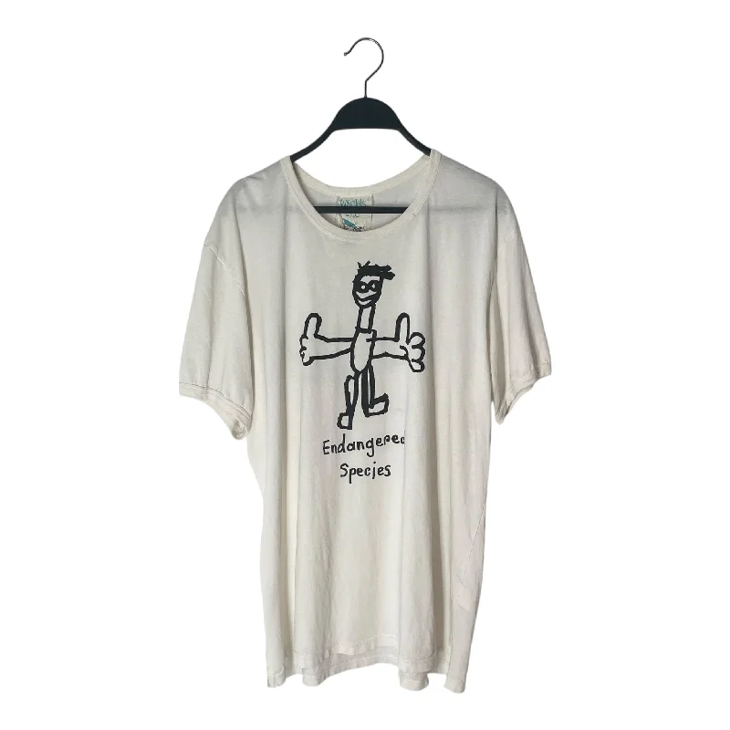 Chic Outfits Vivienne Westwood/T-Shirt/XXL/Cotton/WHT/ENDANGERED SPECIES WORLDS END