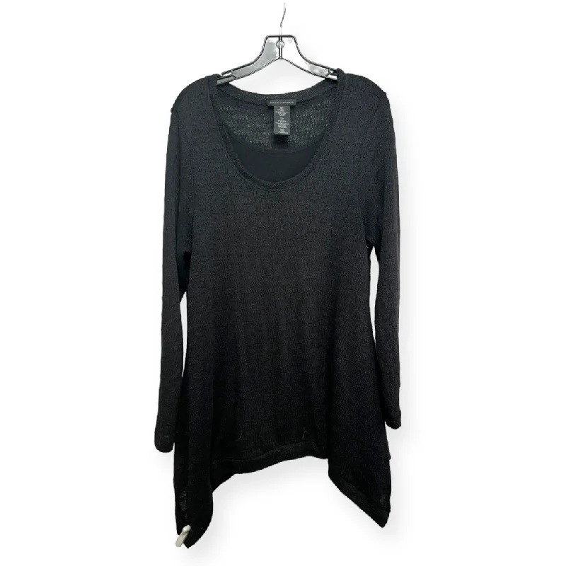 Knitted Design Tunic Long Sleeve By Grace Elements  Size: 1x