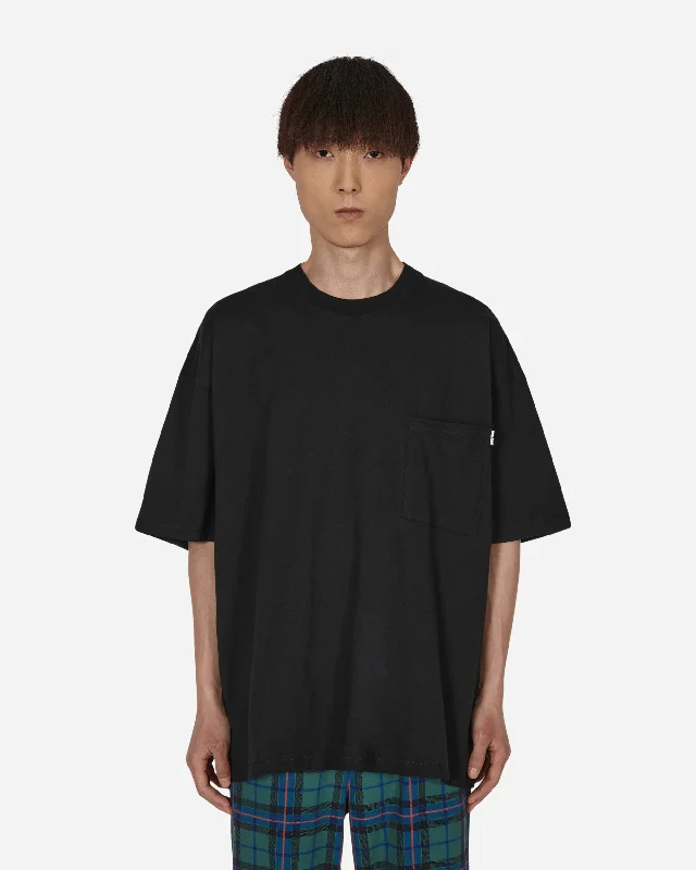 Bright Colors Emblem Snap T-Shirt Black