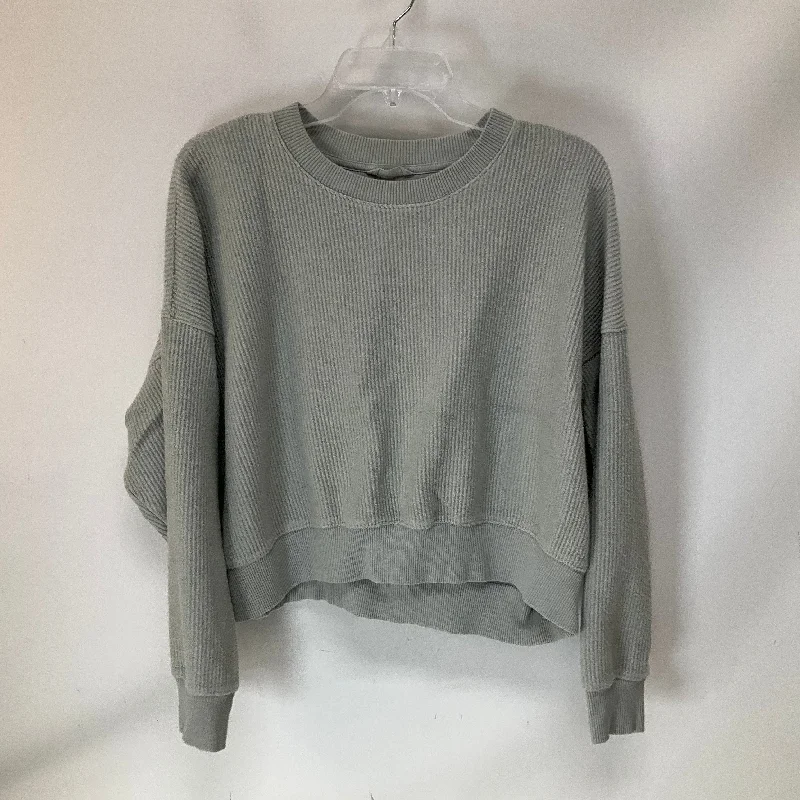 Warm Winter Series Top Long Sleeve By Aerie In Grey, Size: S