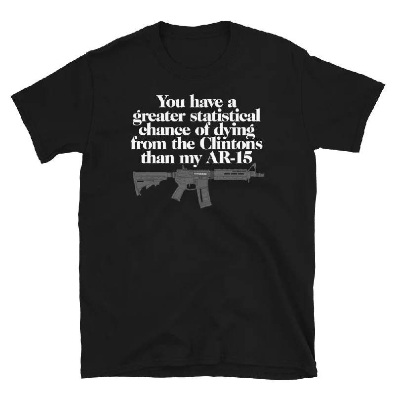 Minimal Classic You Have A Greater Statistical Chance of Dying from the Clintons than my AR-15 T-shirt