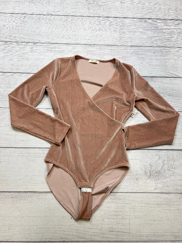 High-end Wear Top Long Sleeve By Madewell In Pink, Size: S