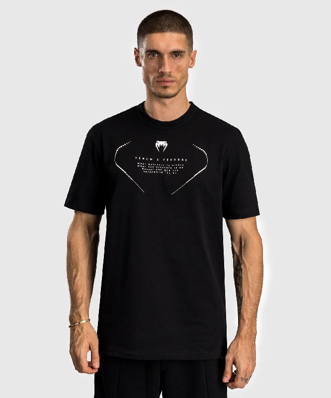 Comfortable Chic Venum x TEKKEN 8 - Jin Kazama T-Shirt - Black/Black/White