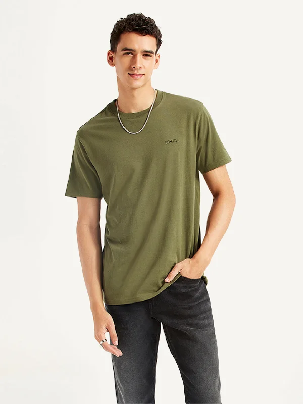 Layered Comfort Men's Solid Slim Fit T-shirt