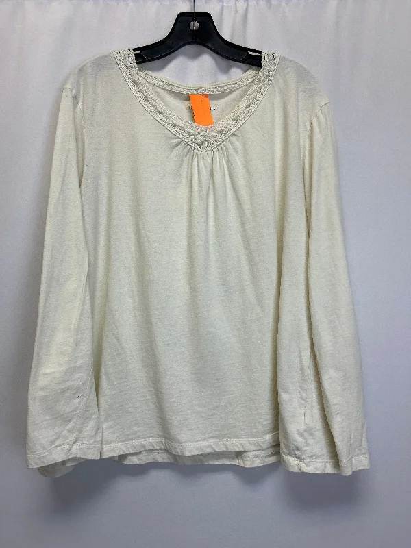 Nightclub Style Top Long Sleeve By Natural Reflections  Size: 2x