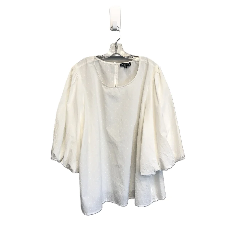 Cozy Fit Top Long Sleeve By Eloquii  Size: 4x