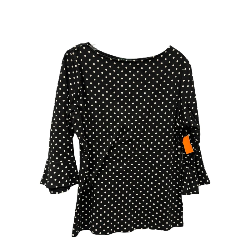 Elegant And Elegant Top Long Sleeve By Lauren By Ralph Lauren  Size: 1x