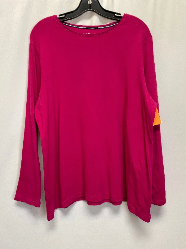 Design Perception Top Long Sleeve By Croft And Barrow O  Size: 1x