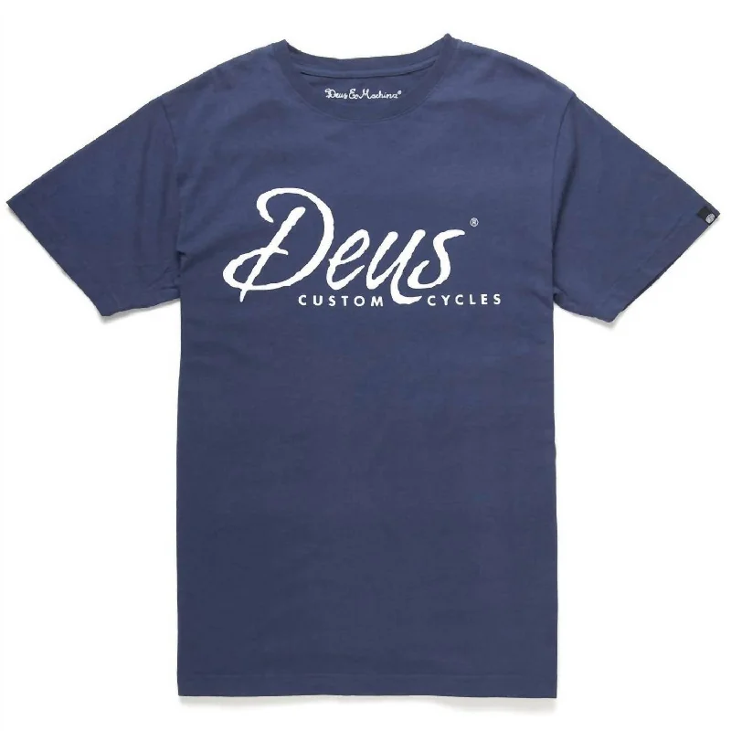 Cozy Sweaters Men's Custom Tee In Navy