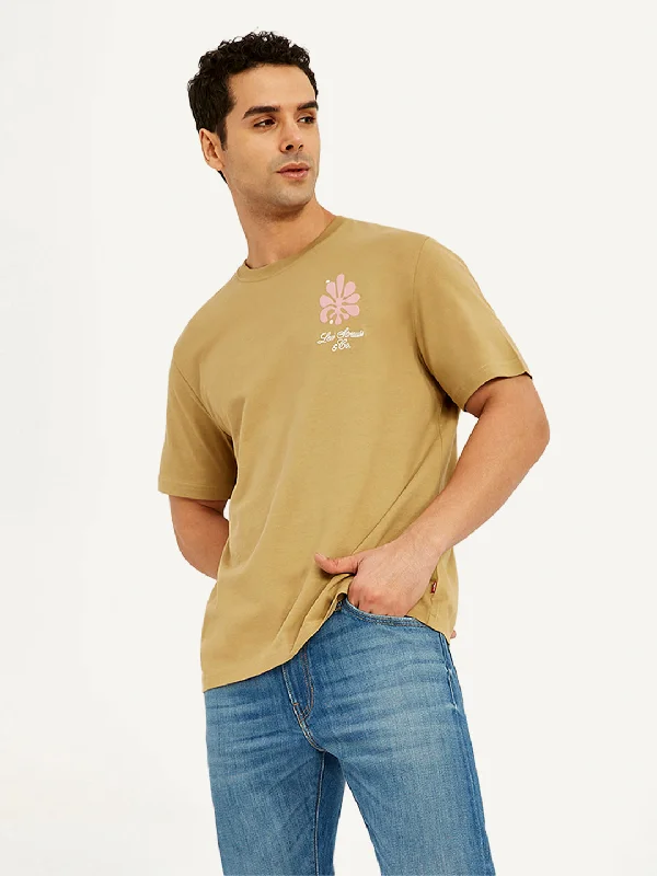 Versatile Wear Men's Graphic Print Crew Neck T-Shirt