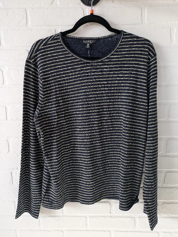 Low-key Luxury Top Long Sleeve By Lauren By Ralph Lauren  Size: 1x