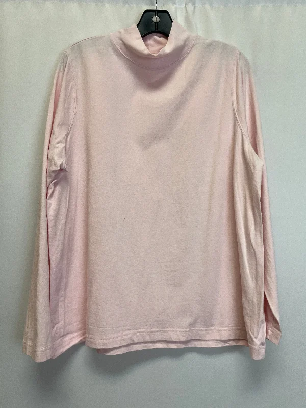Sports Cool Top Long Sleeve By Croft And Barrow O  Size: 1x