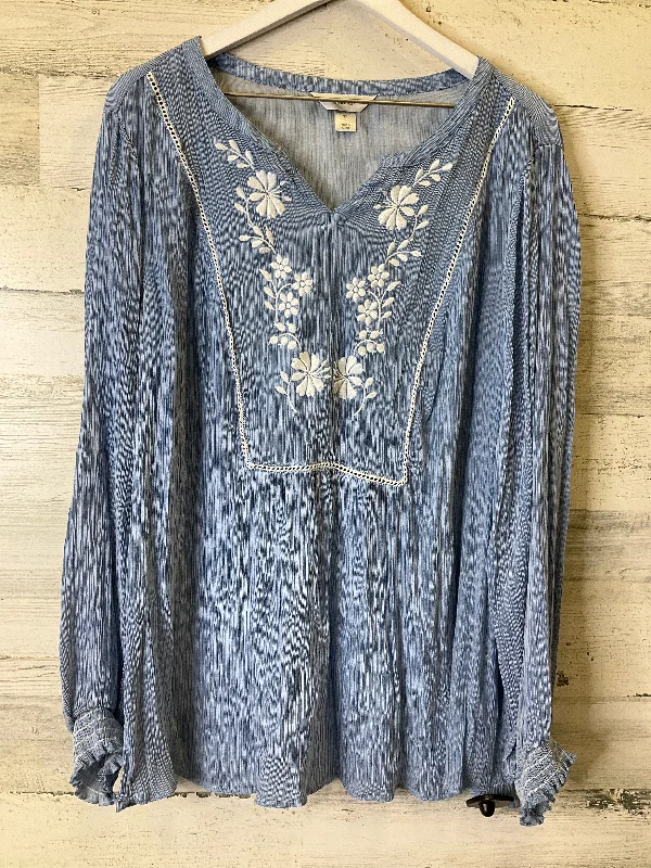 Energy Plan Top Long Sleeve By Cj Banks  Size: 2x