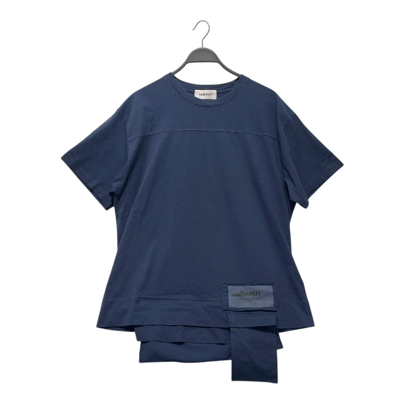 Comfortable Tops AMBUSH/T-Shirt/XL/Cotton/NVY/