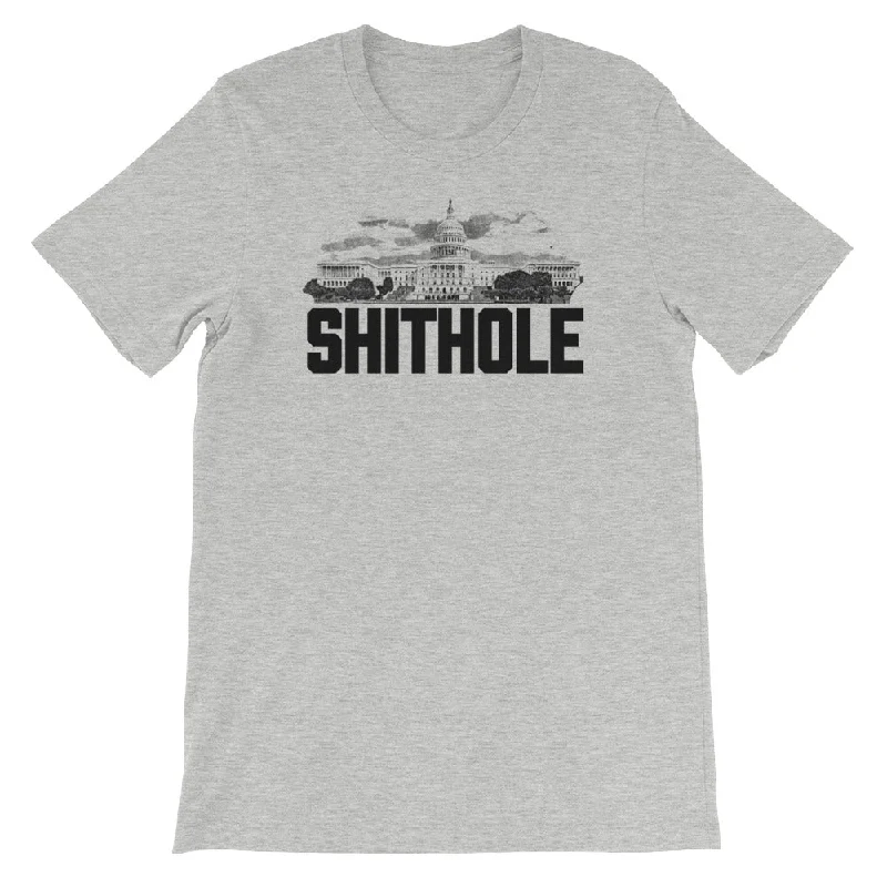 Relaxed And Casual Shithole Washington DC Short-Sleeve Unisex T-Shirt