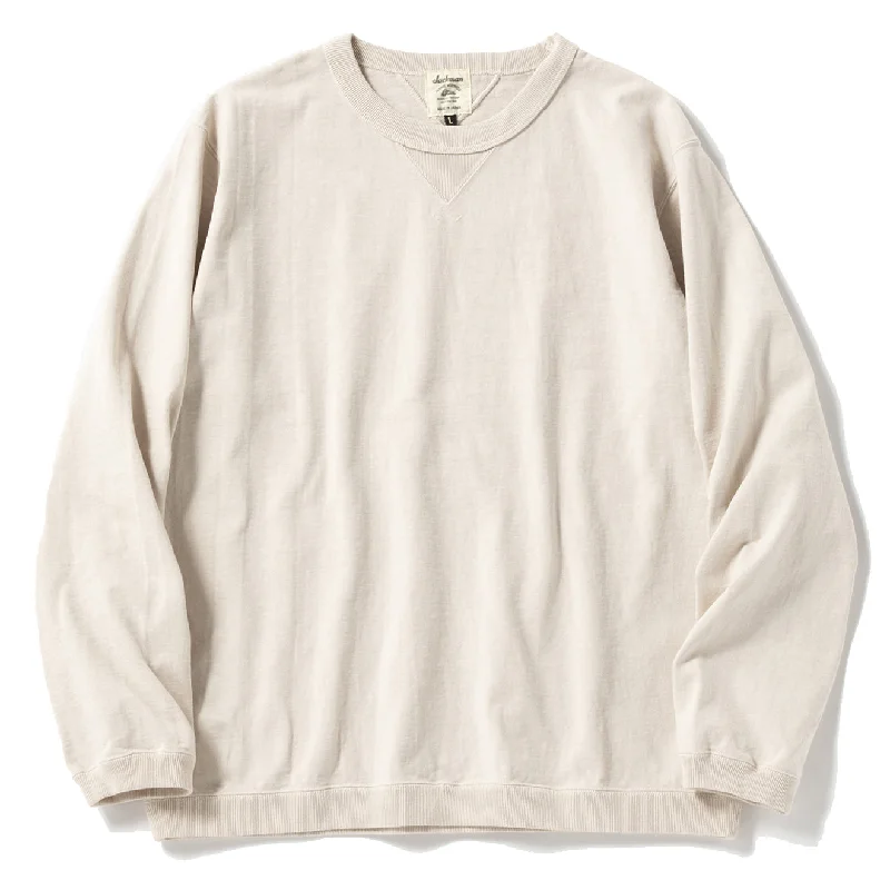 Jackman Dotsume Rib L/S T-Shirt Birch