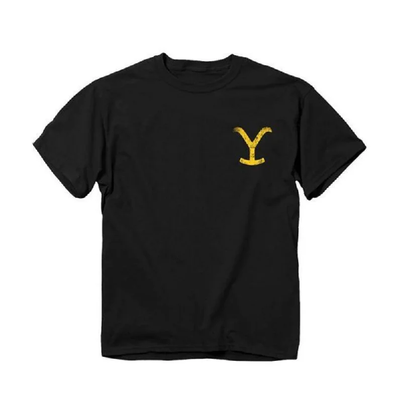Yellowstone Mens Dutton Black T-Shirt - 66-331-42