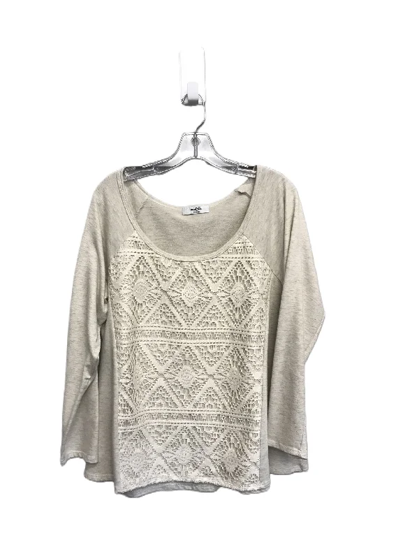 Chic Outfits Top Long Sleeve By Moa Moa  Size: 2x