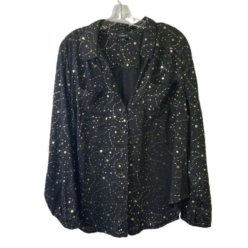 Comfortable down Top Long Sleeve By Torrid  Size: 2x