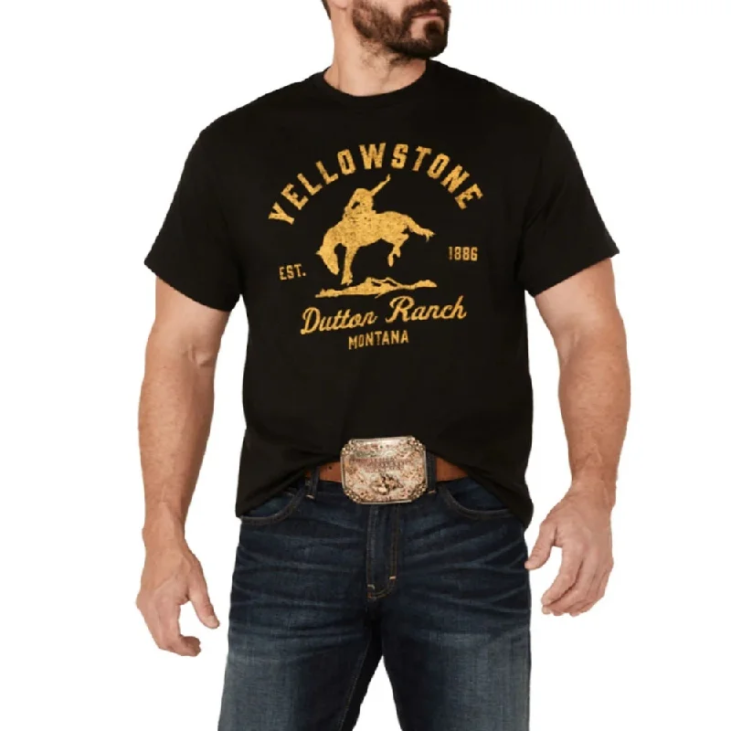 Yellowstone Mens Bucking Bronco Graphic T-Shirt - 66-301-3