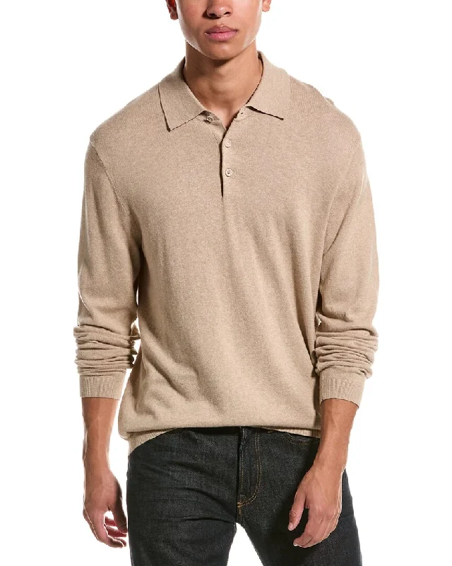 Advanced Design WEATHERPROOF VINTAGE Cashmere-Blend Polo Shirt