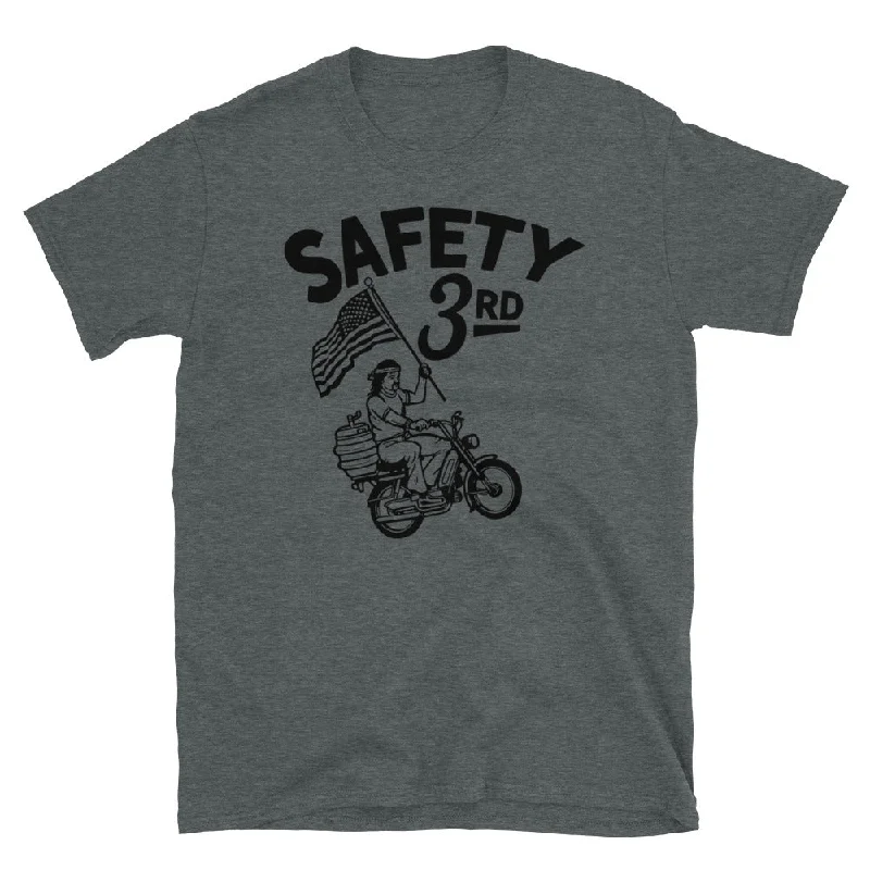 Casual Chic Wear Safety 3rd Graphic Heather Tee