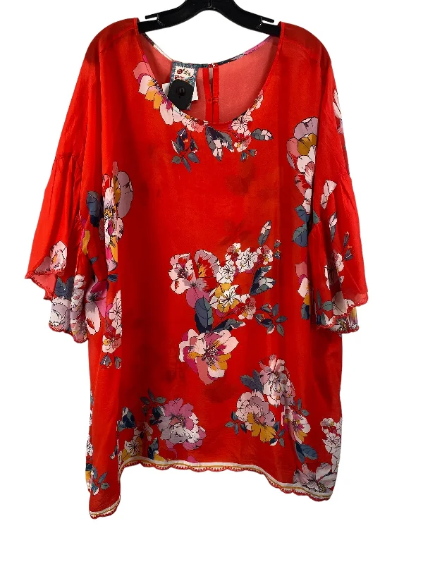 Cozy Vibes Tunic 3/4 Sleeve By Johnny Was  Size: 3x