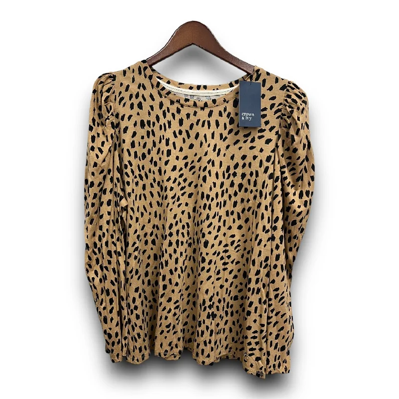 Comfortable Lifestyle Top Long Sleeve By Crown And Ivy  Size: 3x