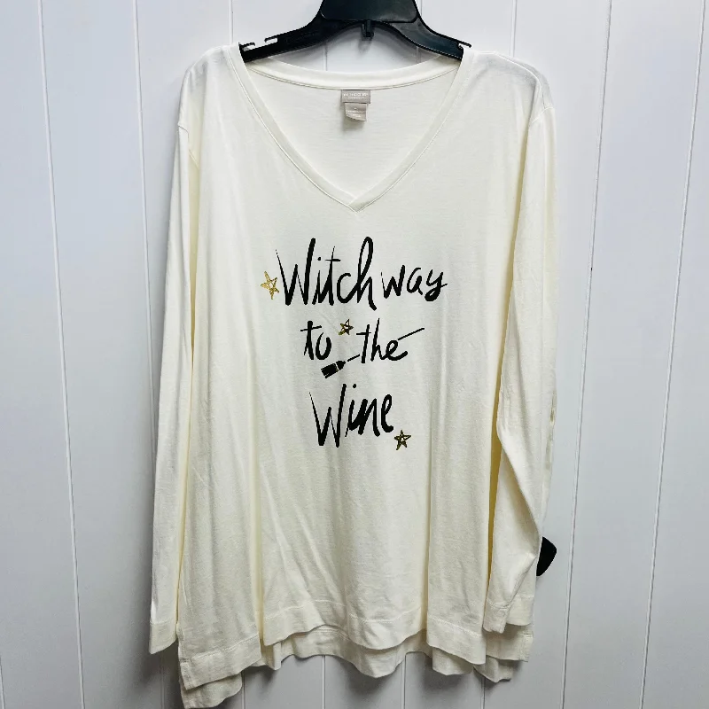 Simple Chic Top Long Sleeve By Chicos  Size: 1x