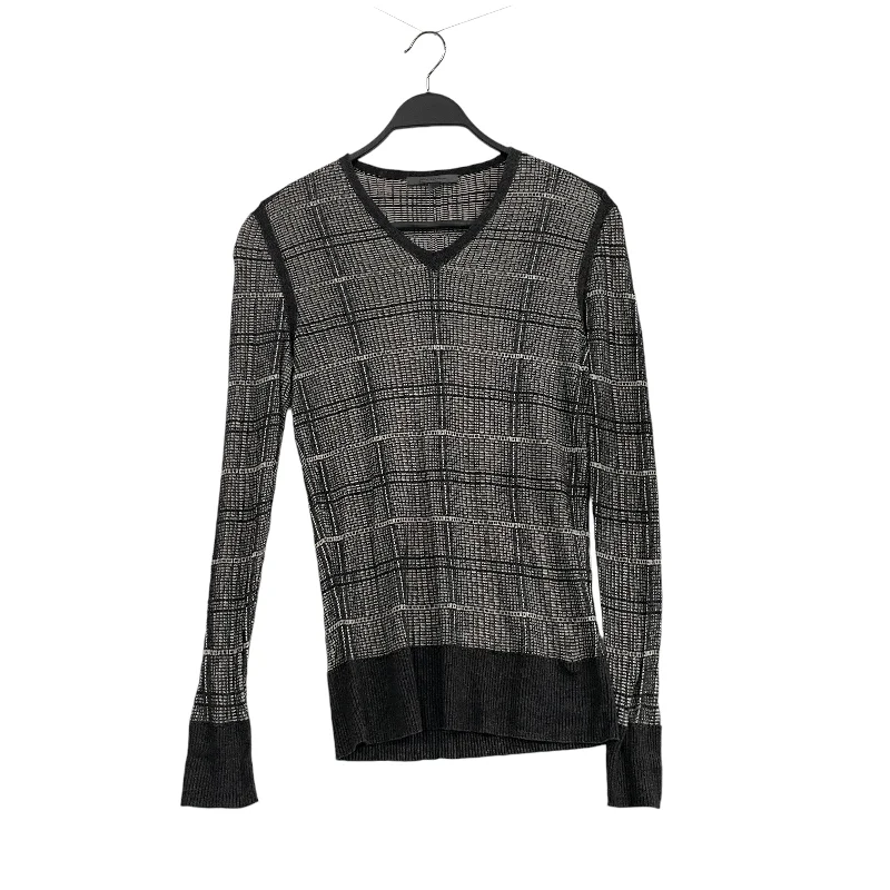 Cozy Apparel john varvatos/LS T-Shirt/M/Cotton/GRY/Plaid/
