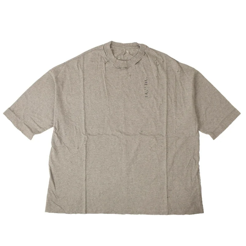 Exquisite Tailoring Unravel Project Distressed T-Shirt - Gray