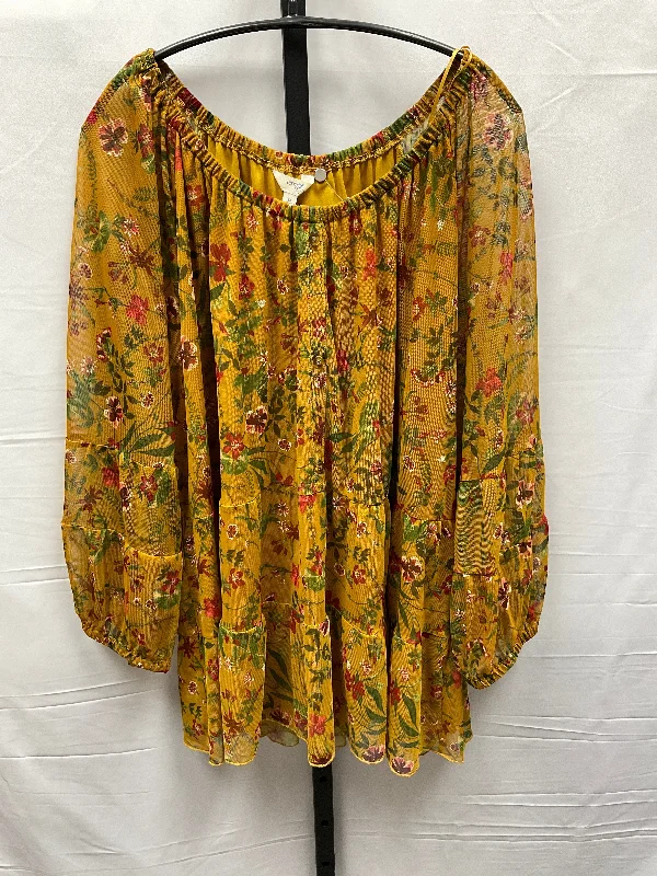 Cozy Layers Top Long Sleeve By Terra & Sky  Size: 3x