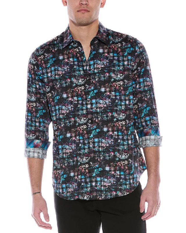 Light And Breathable Robert Graham Wagner Classic Fit Woven Shirt