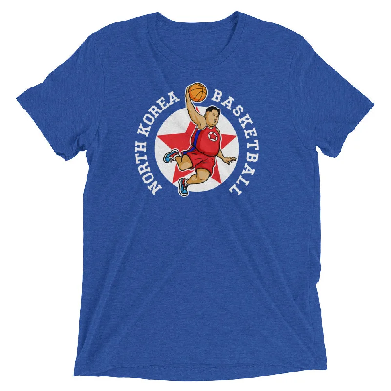 Dessert Matching North Korea Basketball Rocketman Tri-Blend Warmup Shirt