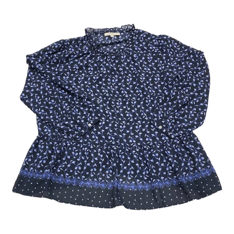 Relaxed Tops Top Long Sleeve By Loft  Size: 1x