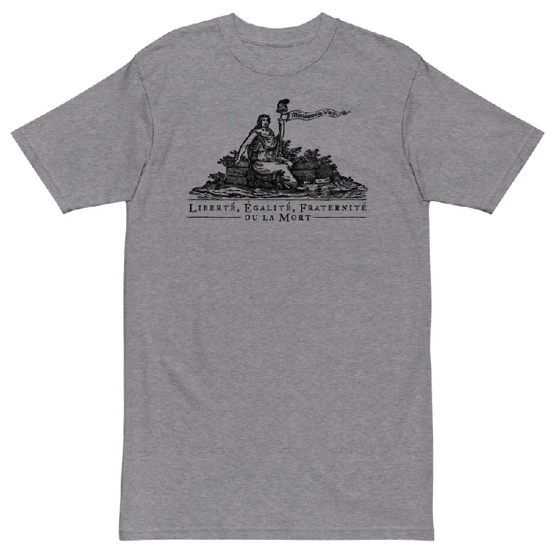 Liberte Equalite Fraternite ou la Mort Heavyweight tee