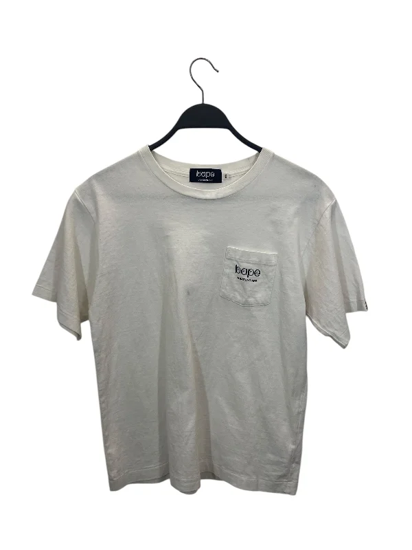 Cozy Fashion BAPE/T-Shirt/XS/Cotton/WHT/BAPE POCKET TEE