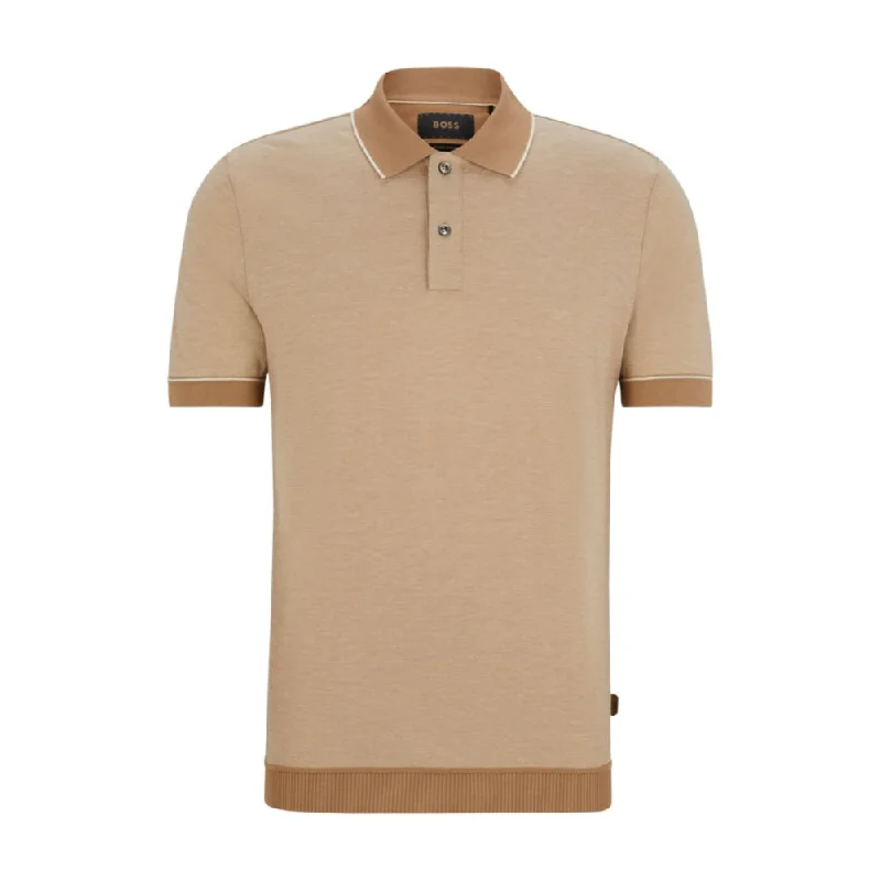 Cozy Street Style Regular-fit polo shirt in cotton and cashmere
