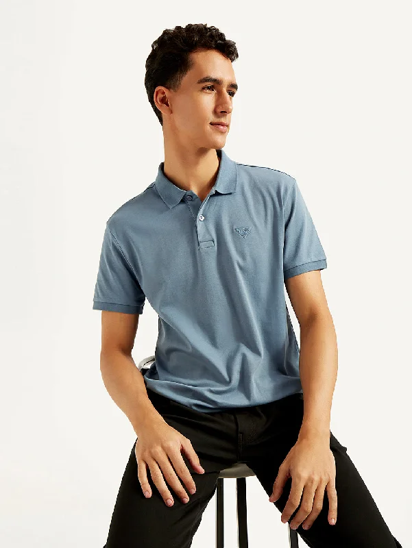 Weekend Comfort Men's Solid Slim Fit Polo T-shirt