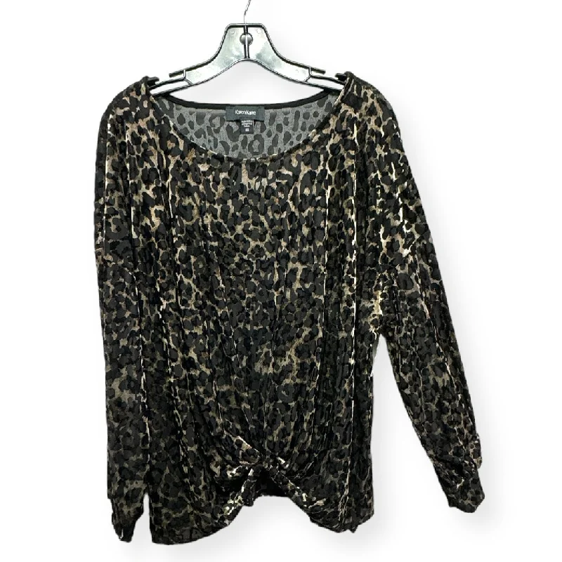 Easygoing Outfits Top Long Sleeve By Karen Kane  Size: 3x