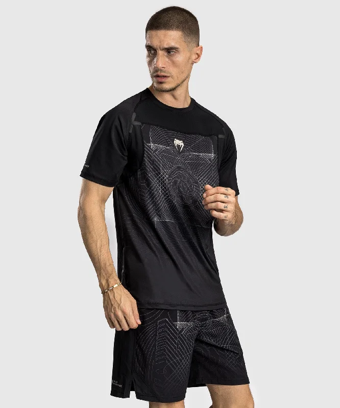 Fashion Expert Venum G-Fit Air Men's Dry-Tech T-Shirt - Deep Black/Desert Sand