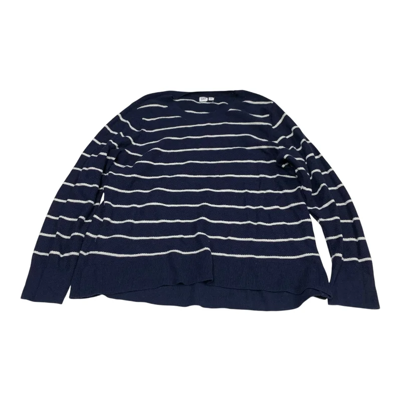 Modern City Top Long Sleeve By Gap In Blue, Size: Xl