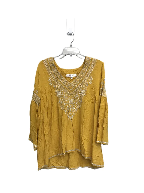 Casual Wear Top Long Sleeve By Chelsea And Theodore  Size: 2x
